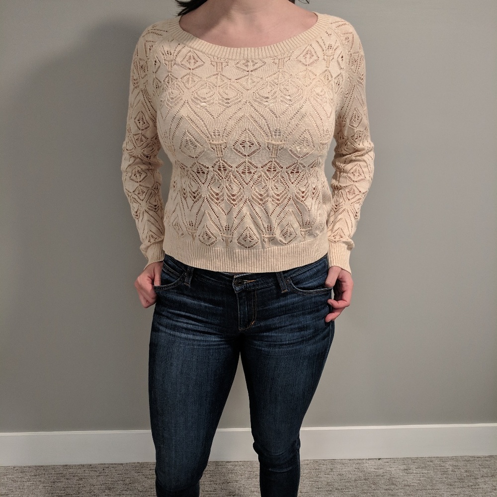 Free People Blush pink sweater